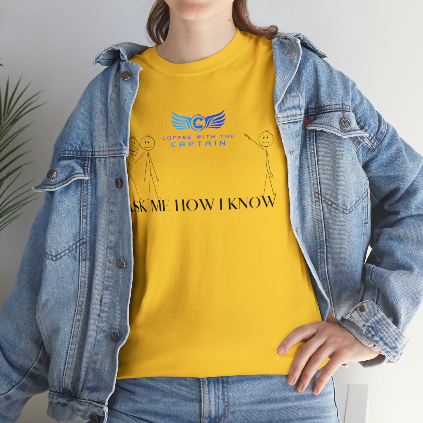 Ask me how I know Unisex Heavy Cotton Tee