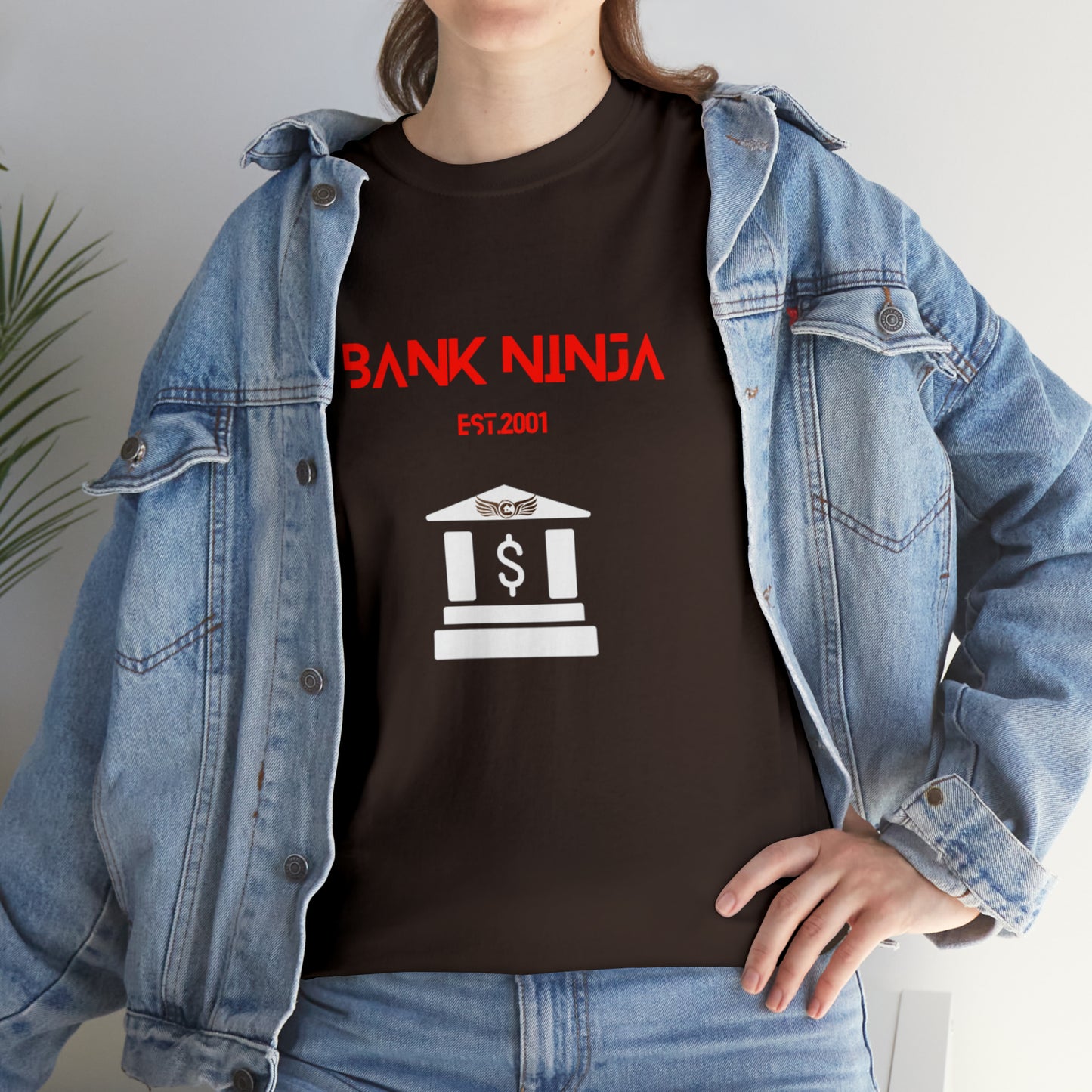 Bank Ninja Unisex Heavy Cotton Tee