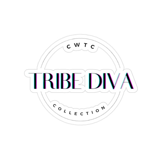 CWTC Tribe DivaBlue Scheme Transparent Outdoor Stickers Die-Cut